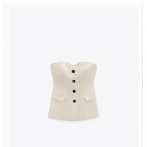 Zara bustier worn once